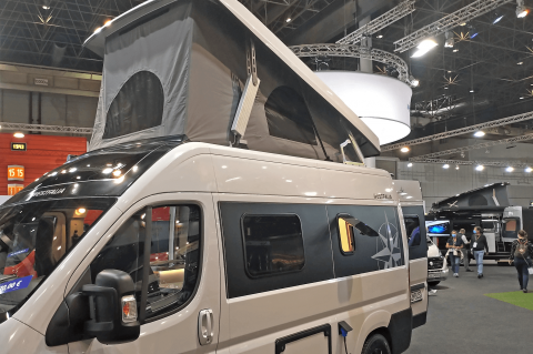 Westfalia Camper mit Klapparm² Antriebstechnik